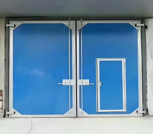 灵武工业平开门