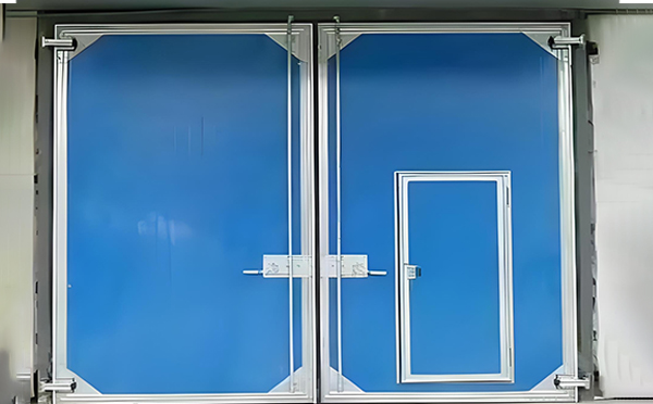 灵武工业平开门