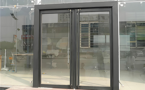 灵武玻璃地弹门